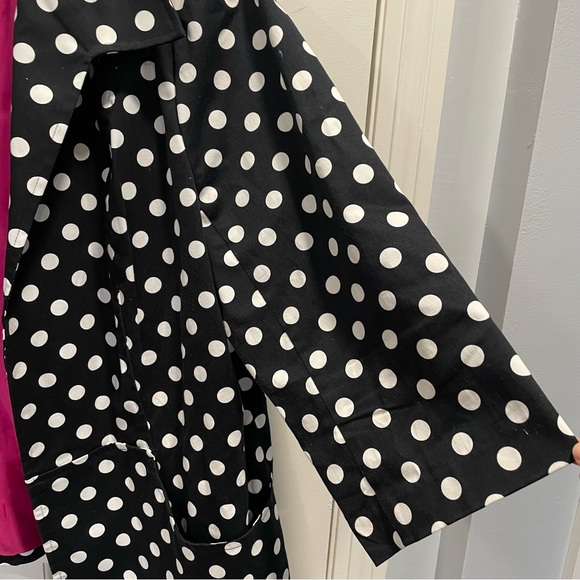 Women’s CJ Banks By Christopher Banks Black Blazer With White Dots, Pockets - Picture 13 of 13